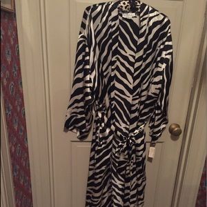 Priamo silk zebra print robe and gown 
From Bergdoff Goodman